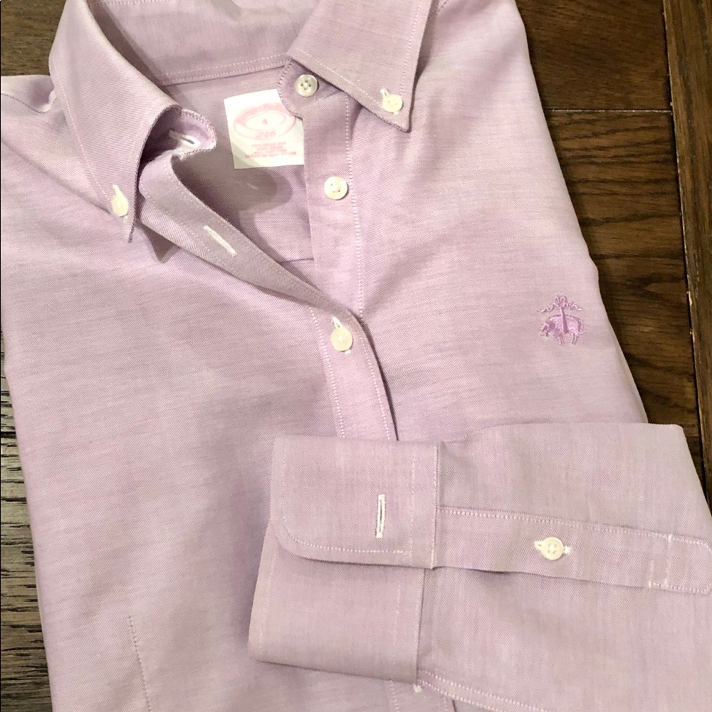 Brooks Brothers 346 Tailored Fit Dress Shirt